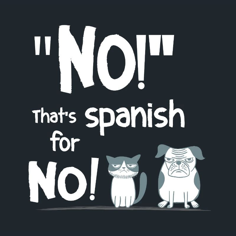 Non – espagnol pour Non ! Drôle d’expression animale