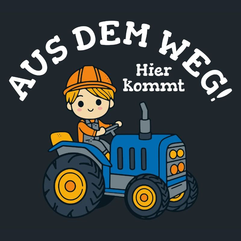 Traktor Junge Kinder Name Vorlage