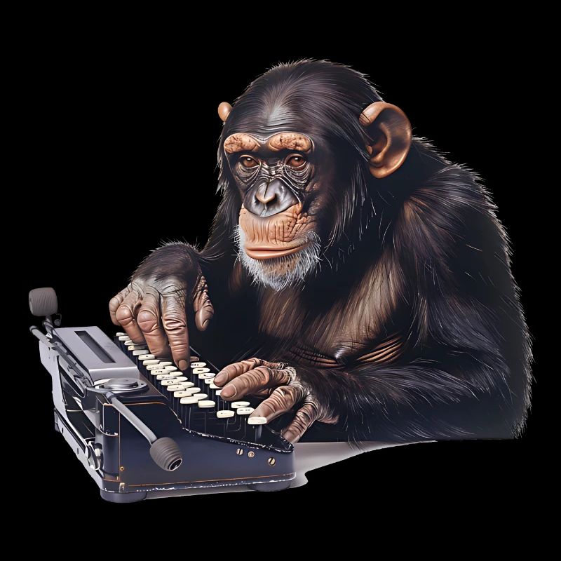 Das Infinite-Monkey-Theorem, ein Gedankenabenteuer