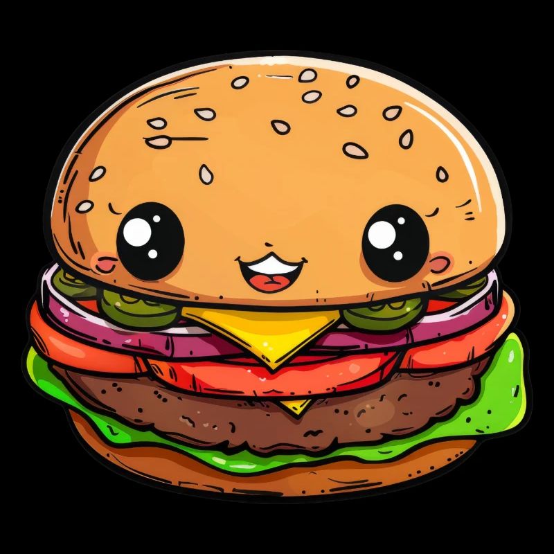 Funny Burger Comic