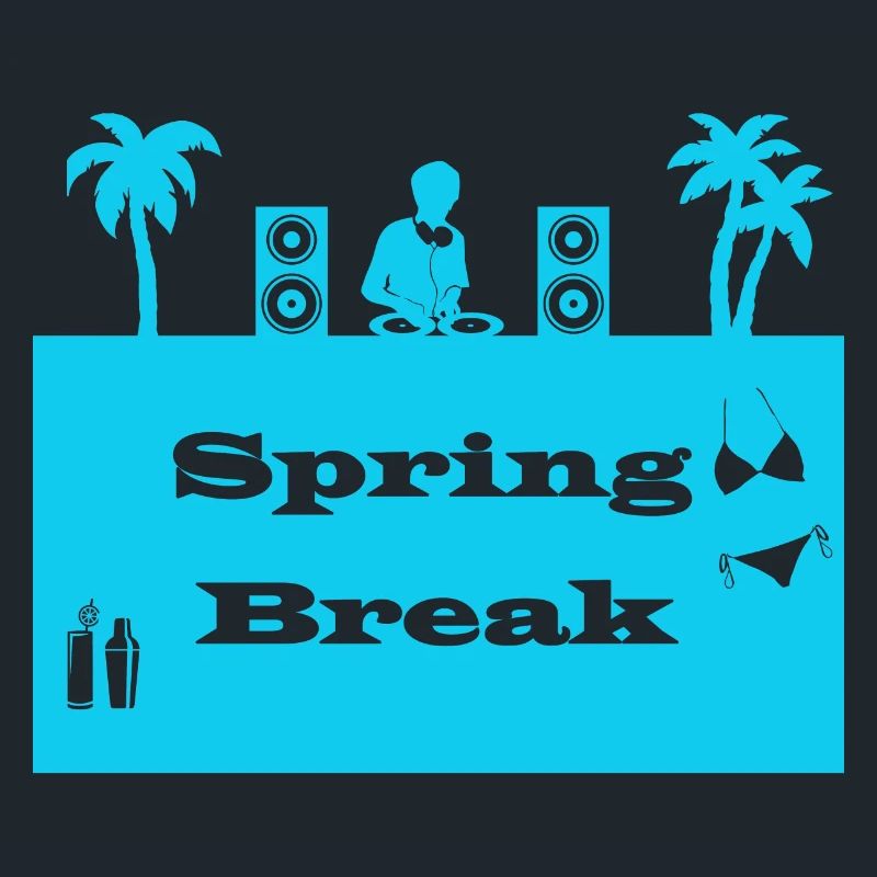 spring break bleu clair