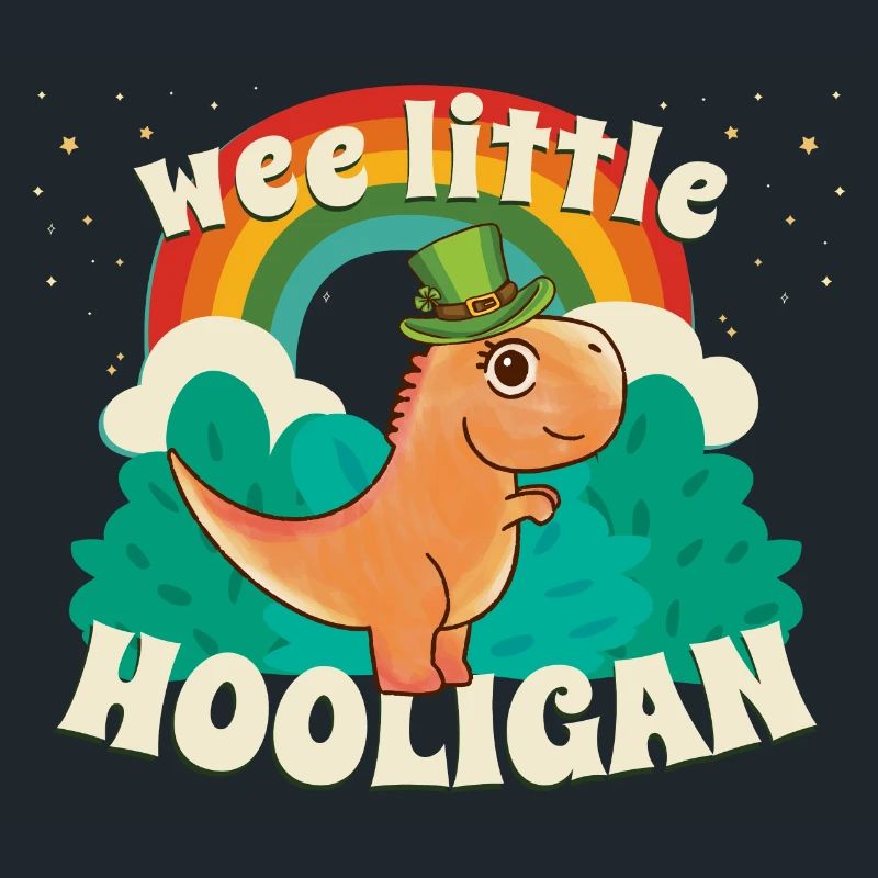 KLEINER HOOLIGAN Dinosaurier Kinder St Patrick s