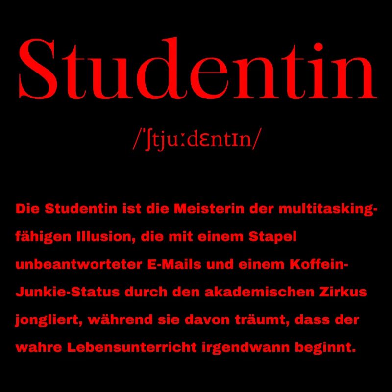 Studentin Definition