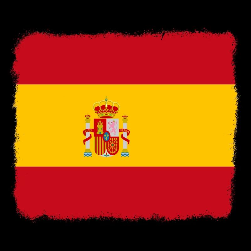 Drapeau de l’Espagne Vintage Drapeau espagnol Look vieilli