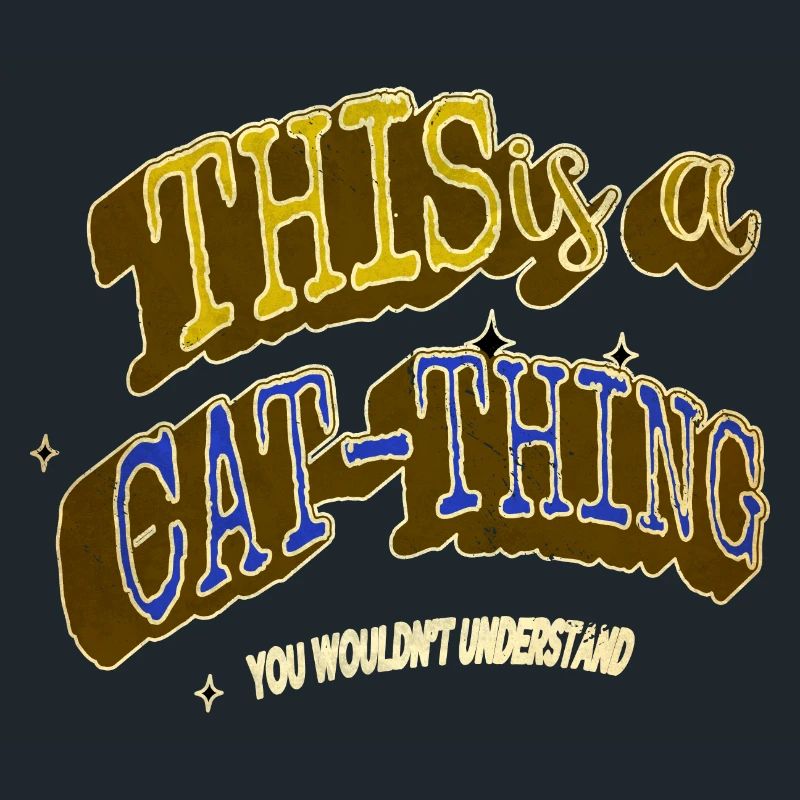 Cadeau de déclaration d’idée animal de compagnie chat humour