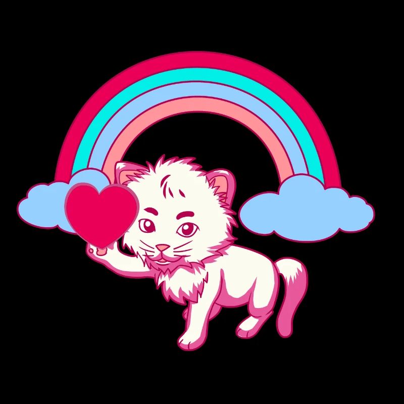 Regenbogen weiches Kätzchen Kinder Kleinkind Baby