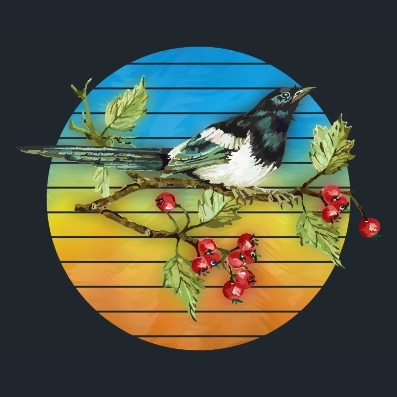 Bunter Vogel