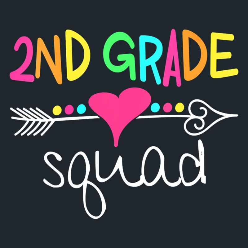 2Nd Grade Squad Second Teacher Student Team Back T