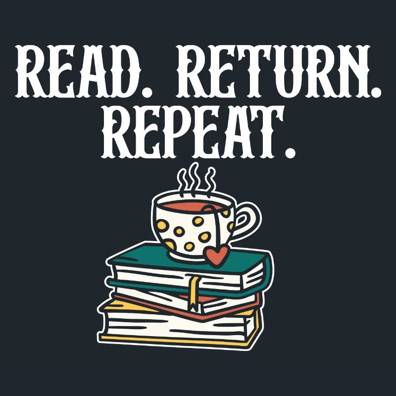 Read Return Repeat Library Worker Librarian Book