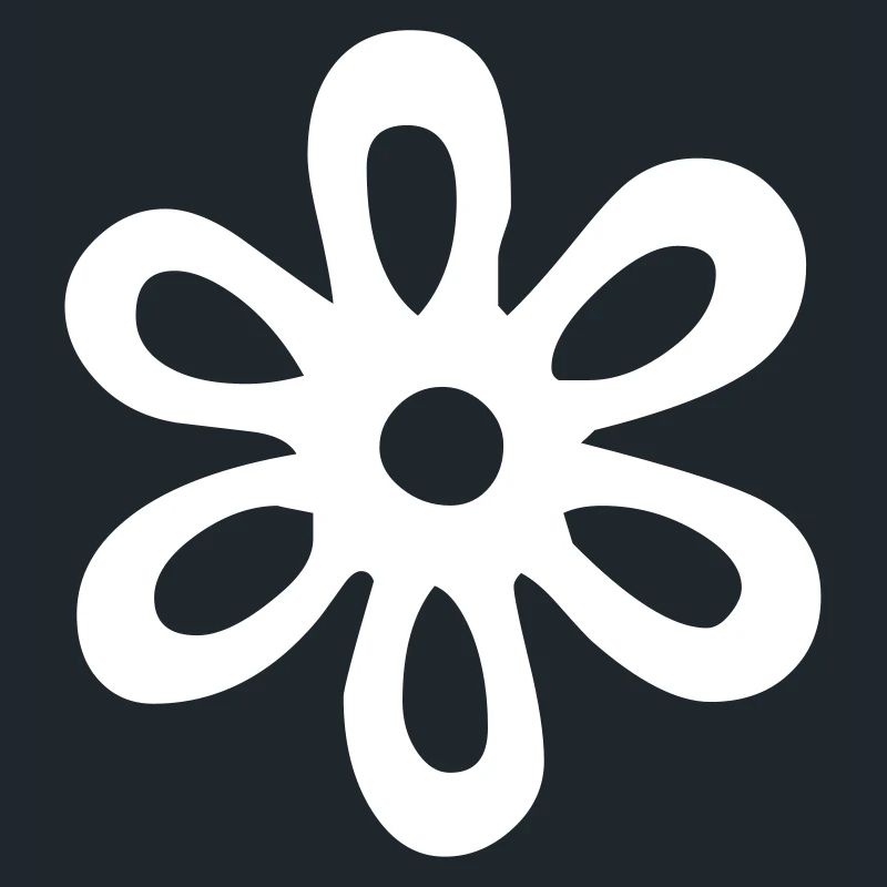 Ornament oder weisse Blume (Vectorgraphic)