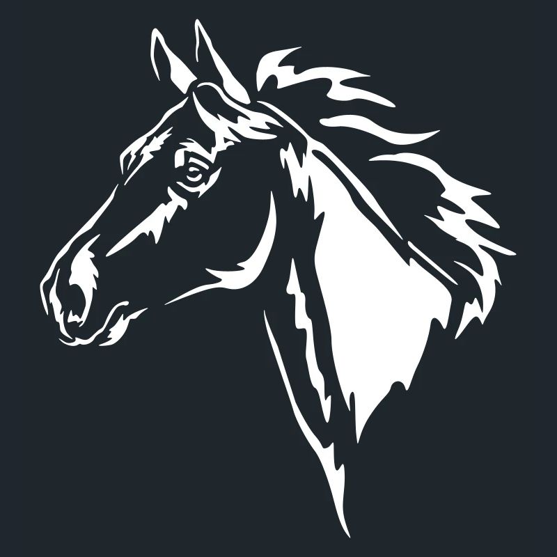 Pferd Kopf "Black Edition"
