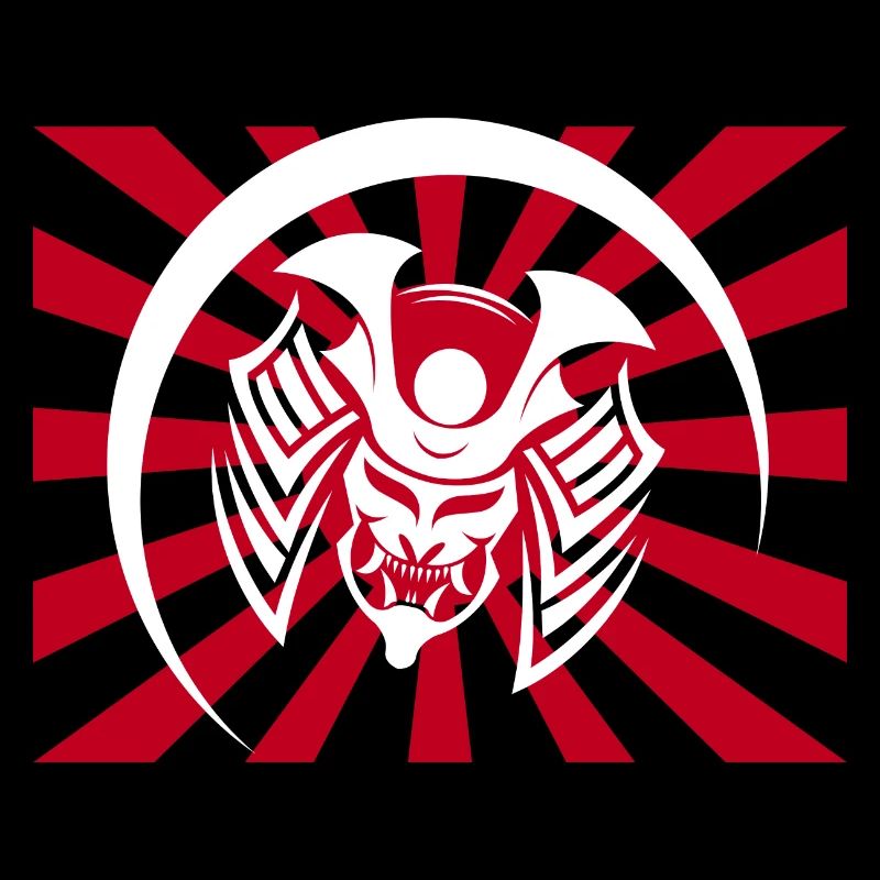 Samurai Samuraimaske Kriegermaske Oni Maske