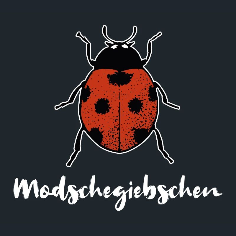 Modschegiebchen Marienkäfer Sächsisch Geschenk