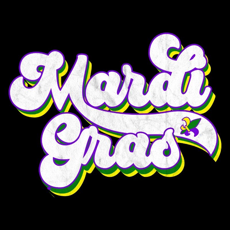 Mardi Gras 2023 rétro vintage