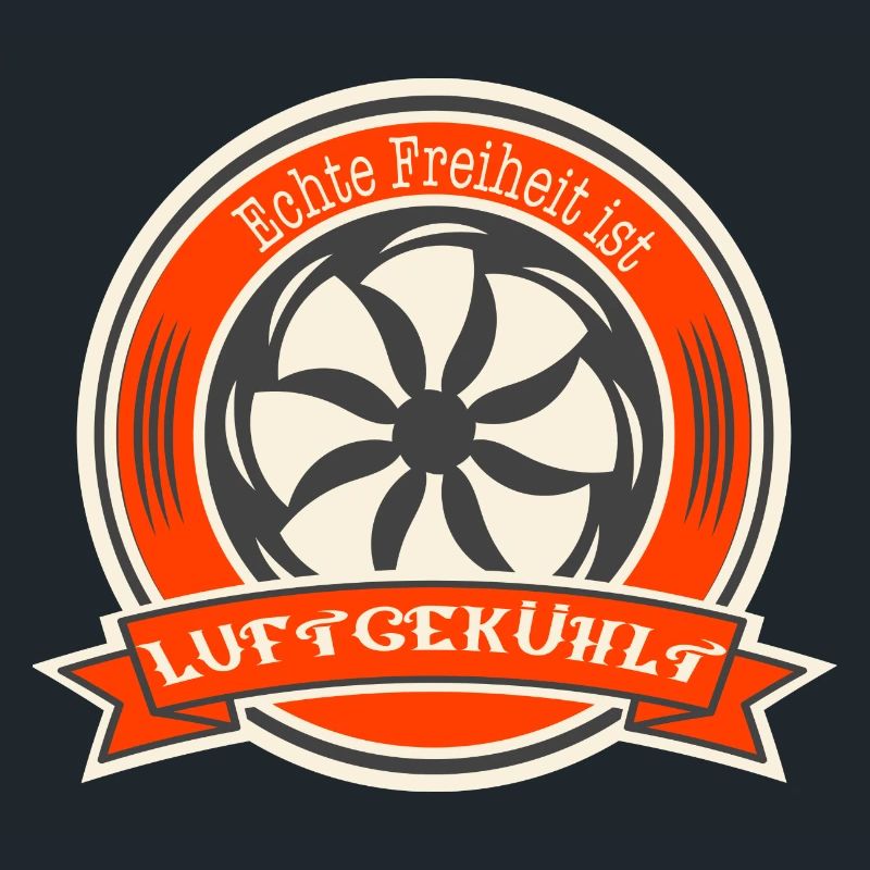 Oldtimer Luftgekühlter Boxermotor Spruch Freiheit