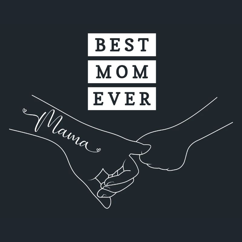 Best Mom Mutter Kind Shirt Muttertag Geschenk