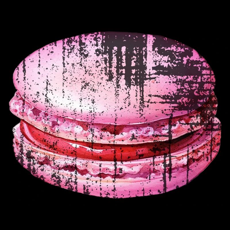 Macaron rose