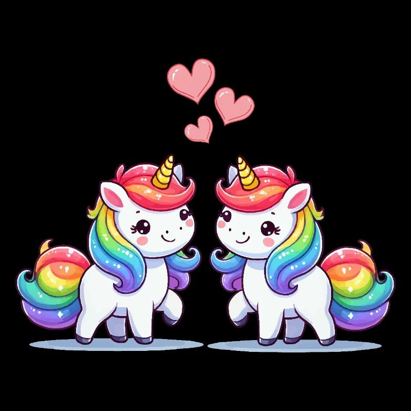 Unicorn Comic Love