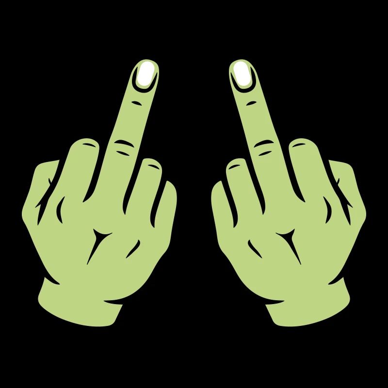 Mittelfinger Hand