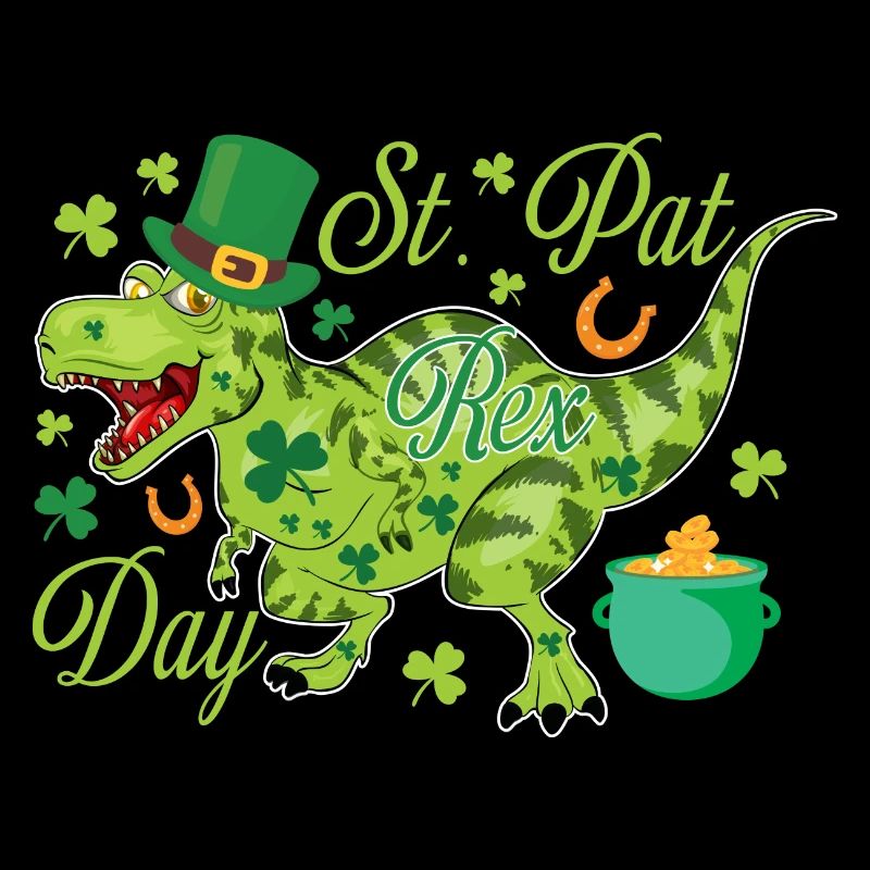 St. Patrick's Day T-Rex