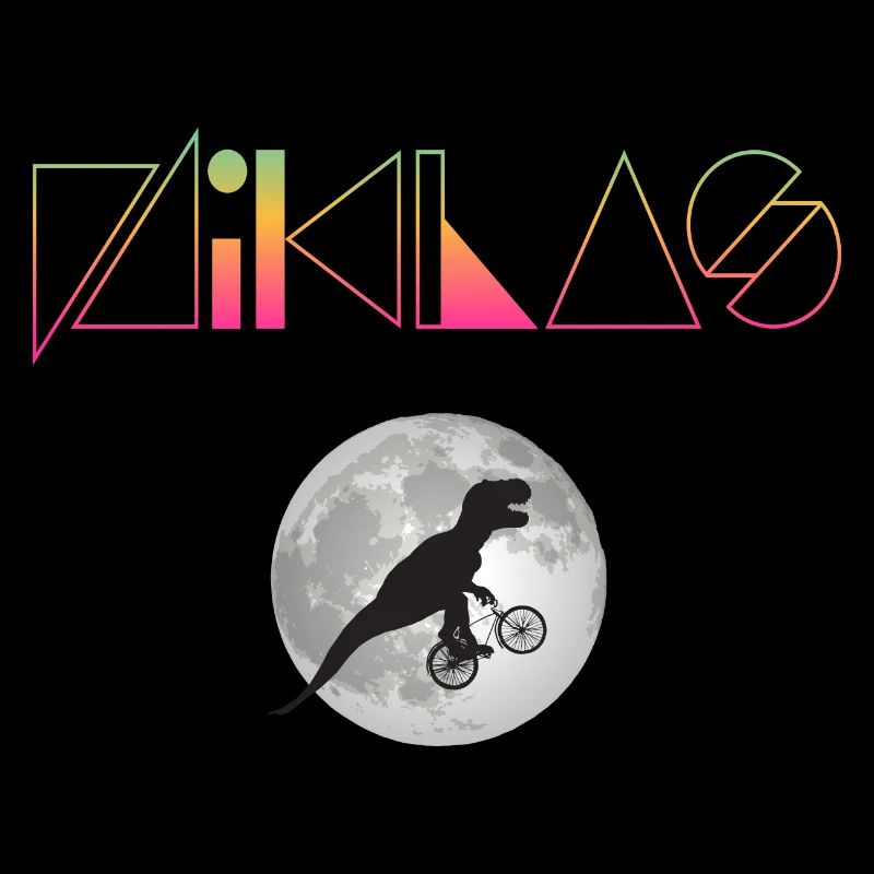 NIKLAS - Beautiful boy name with dinosaur