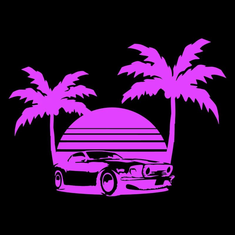 Miami USA Cool Oldtimer Auto Sonne Amerika Florida