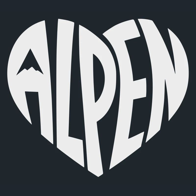 Alpine Heart Design - Couleur de design variable