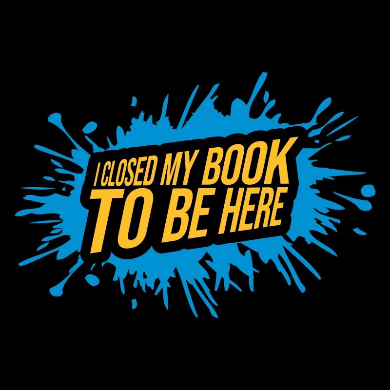 I closed my book
