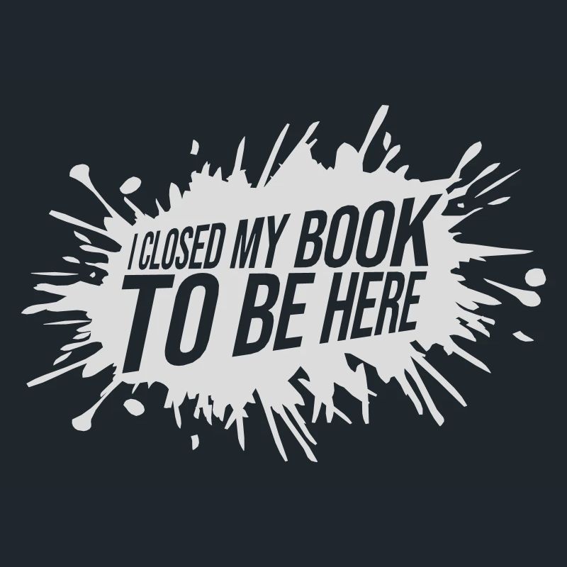 I closed my book