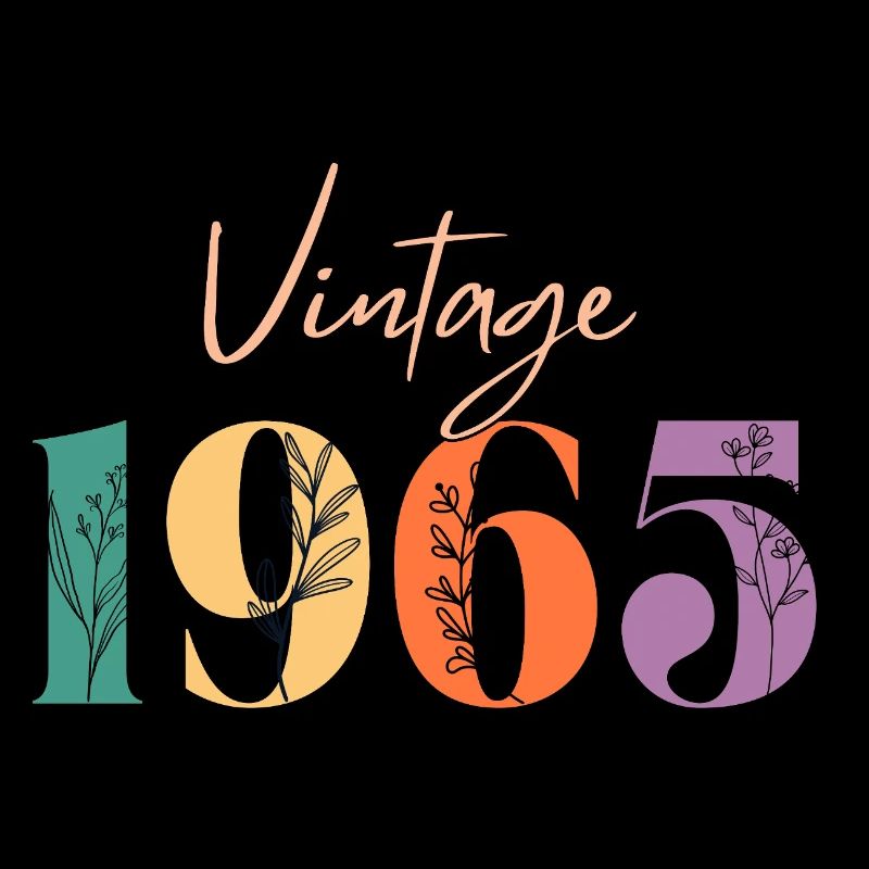 Vintage 1965 florale