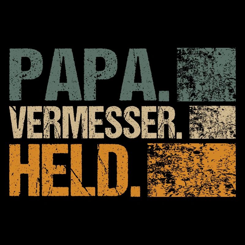 Vermesser Geometer Papa Held Geschenkidee