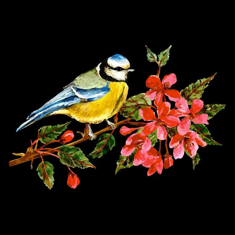 Bunter Vogel