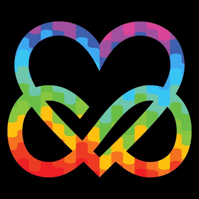 Polyamory Infinity Heart - Poly Love Heart