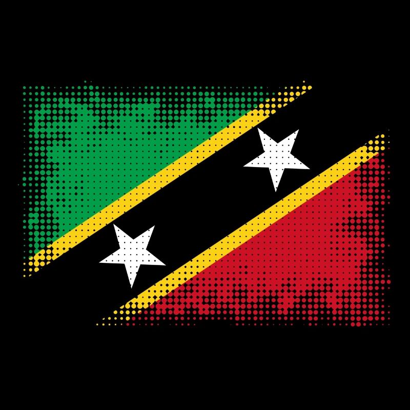 Drapeau Pays Saint-Kitts-et-Nevis