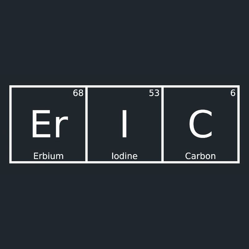 Eric Name First Name Chemistry Periodic Table Elements