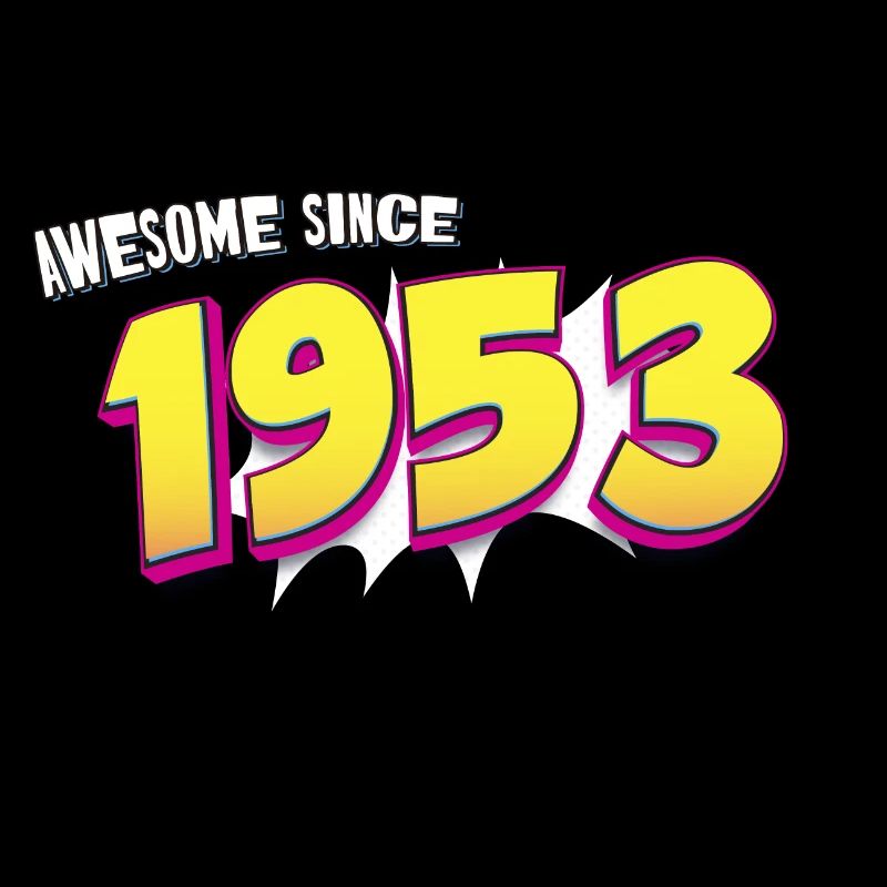 Retro 70. Geburtstag im Pop Art Comic Stil