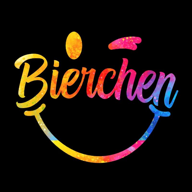 Bierchen Regenbogen Schriftzug