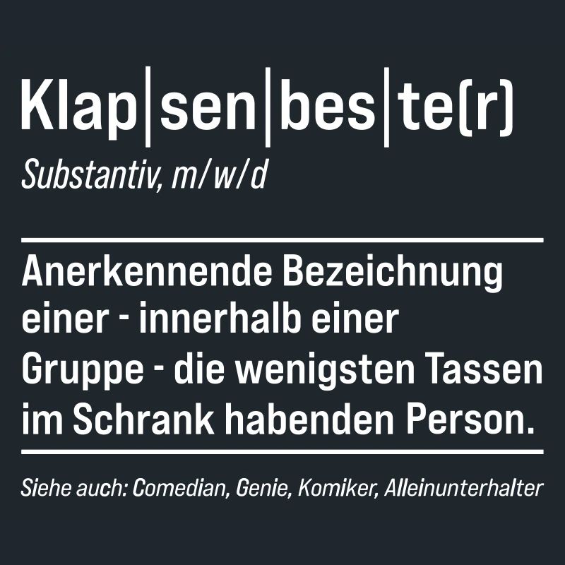 Klapsenbester Definition Fun Sprüche