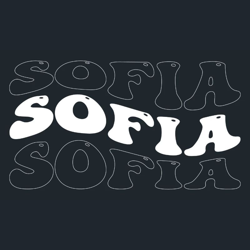 Drôle Sofia Groovy 4 Hommes Femmes Cool Sofia Tie Dye