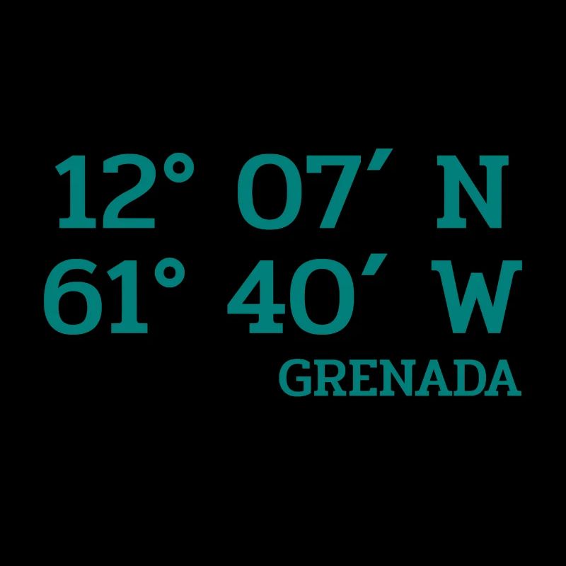Grenada Coordinates - Koordinaten - Karibik