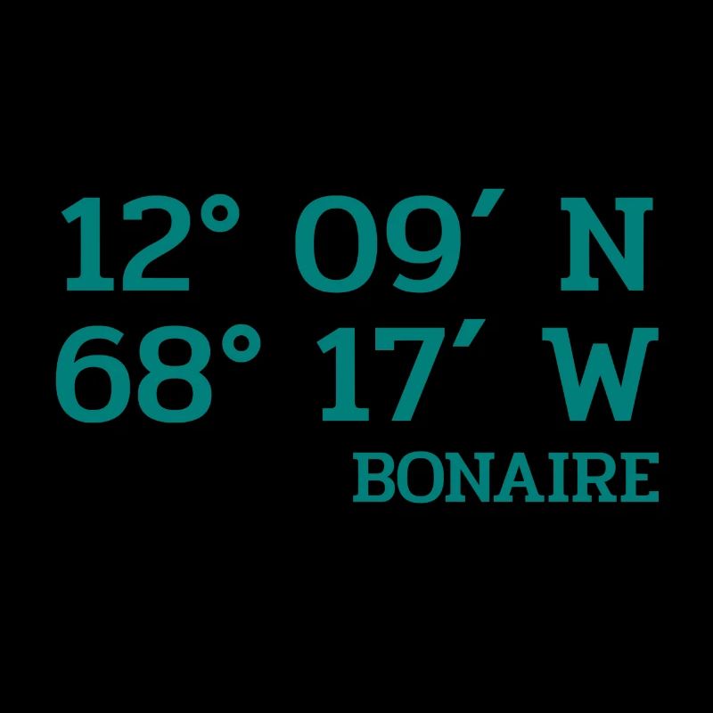 Bonaire Coordinates - Koordinaten - Karibik