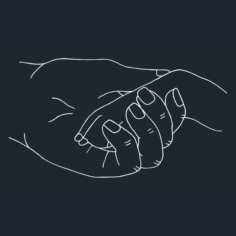 Hand mit Pfote