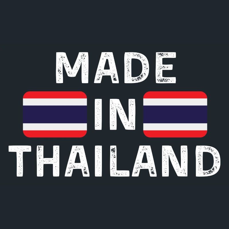 Fabriqué en Thaïlande - Drapeau thaïlandais