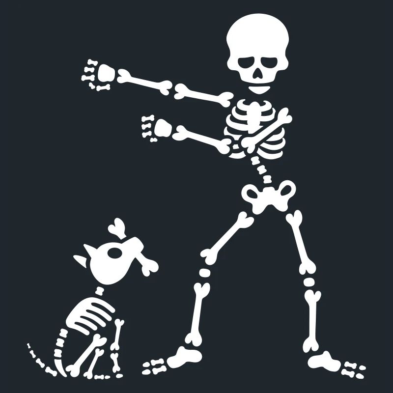 Flossing floss like a boss skeleton dog dance