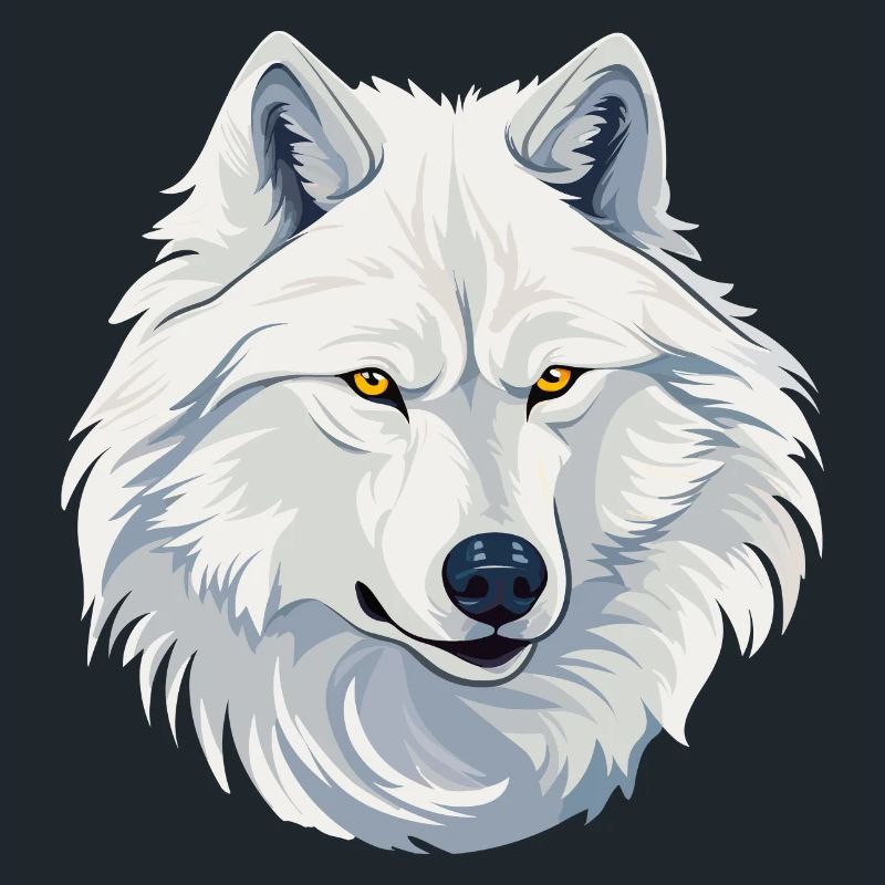 Weißer Wolf