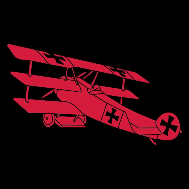 Fokker Airplane Flugzeug Roter Baron Red World War