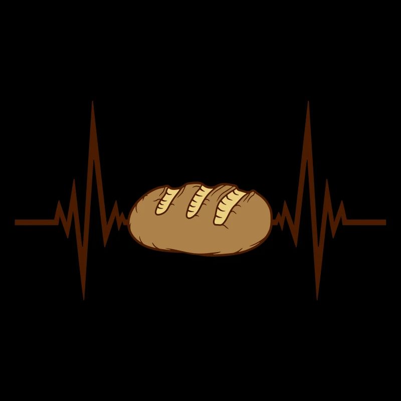 pulse heartbeat frequency hunger loaf bread slice