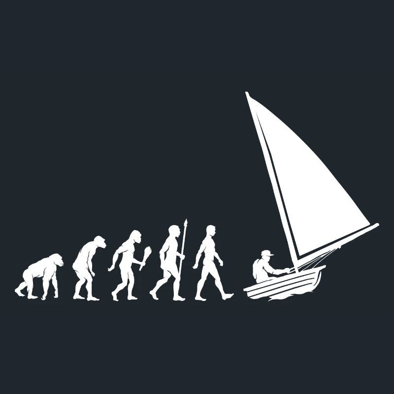 Drôle de voile Evolution Marin idée cadeau