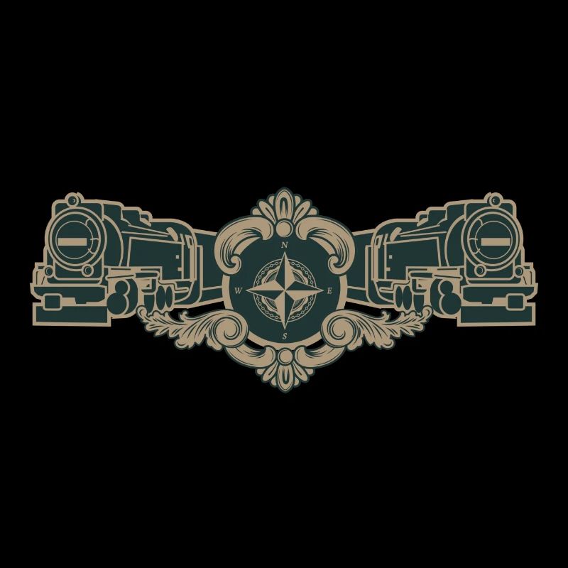 vinted retro railway logo