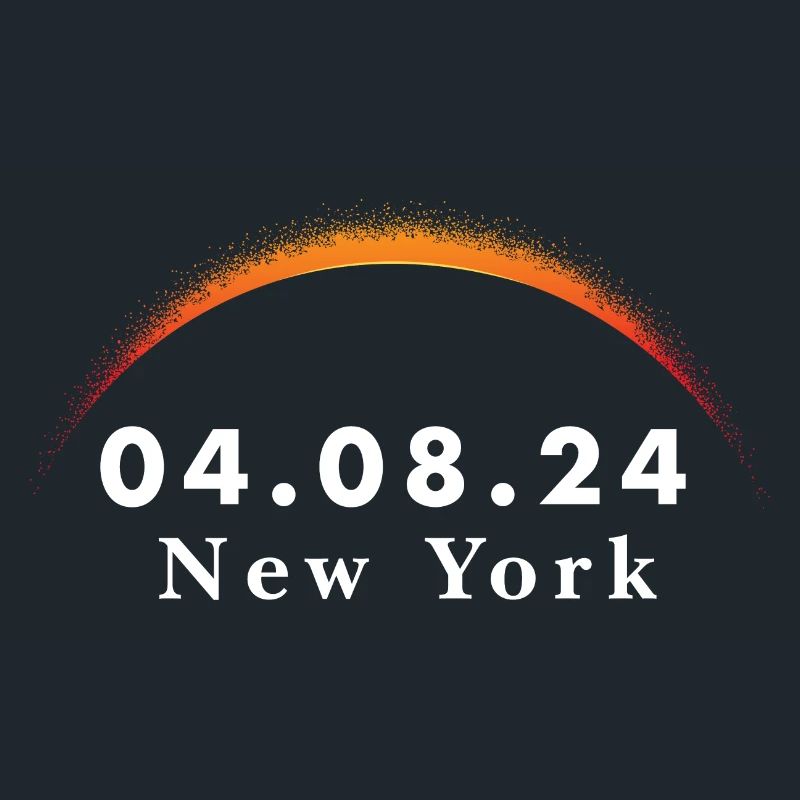 Total Solar Eclipse Path of Totality New York